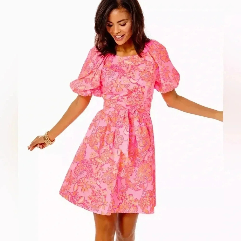 Lilly Pulitzer Knoxlie Dress in Mandevilla Baby Days Bloom Size 2